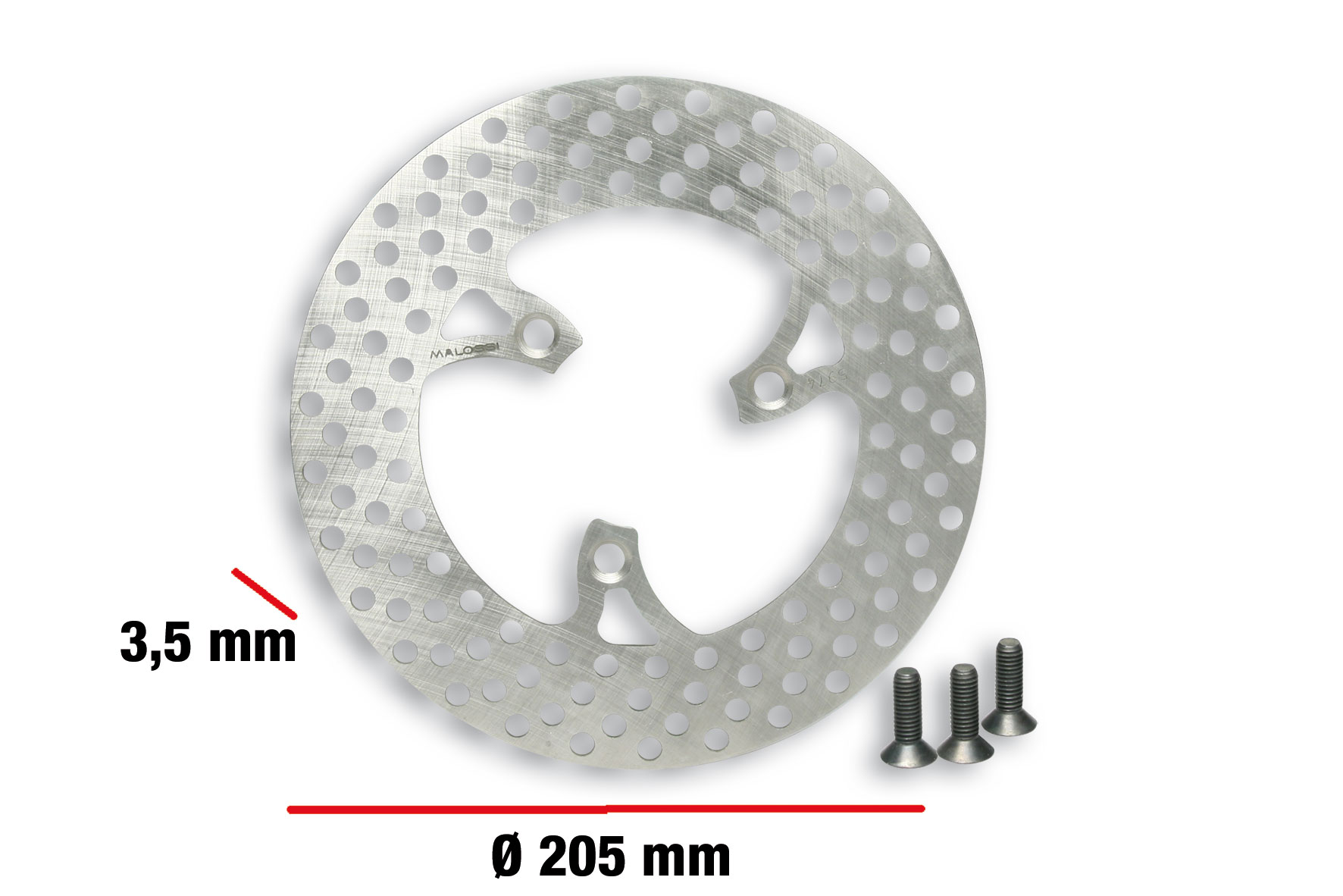 Malossi Brake Disc BRAKE POWER DISC CROSS fork Piaggio NTT 50 2T LC